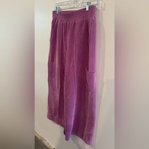 Urban Outfitters Mauve Corduroy Wide Leg Pants